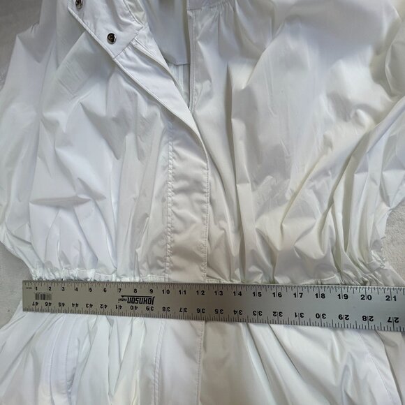 Athleta Women’s Trade Winds Jacket Hooded Full Zip White Large Travel New $249 - Picture 6 of 7